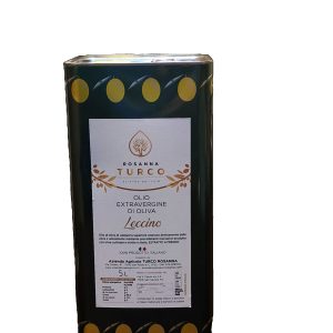 Olio extravergine di oliva monocultivar di Leccino 5 L ( Latta )