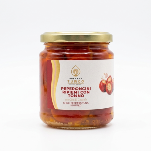 Peperoncini ripieni con tonno (Peso 280gr)